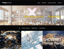 Tablet Screenshot of philipppavlov.com